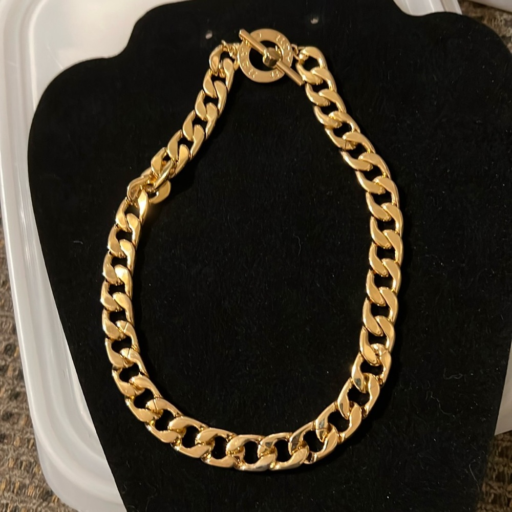 Coach link necklace